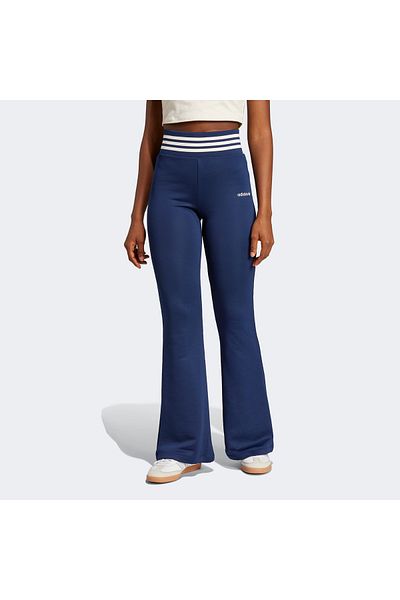 adidas Flared Women's Navy Blue Wide Leg Sweatpants