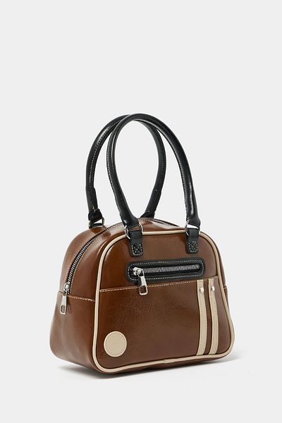 Madamra Taba Retro Bowling Hand- und Umhängetasche für Frauen
