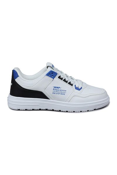 Jump 27952 White - Black Men's Sneaker Casual Sneakers