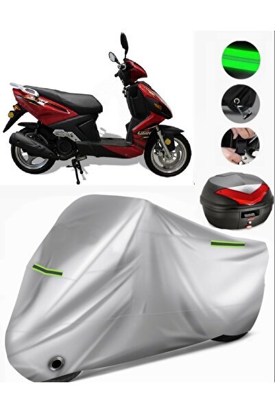 MotoEN Lifan Lf125T-26 Rear Case Compatible Motorcycle Tarpaulin Premium (Loc...