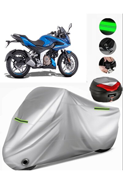MotoEN Bajaj Pulsar F 250 حقيبة خلفية متوافقة مع القماش المشمع للدراجات النار...