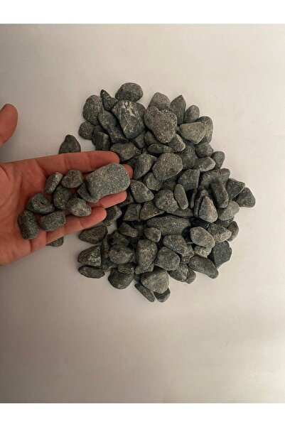 Erdönmez Peyzaj - Dolomit Bazalt Siyah Renkli Taş ( 2.4 cm. Boy / 10 kg. ) Ba...