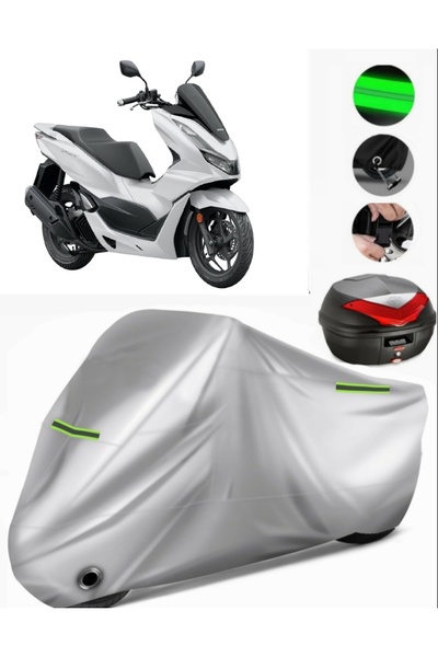 MotoEN Honda Pcx150 Rear Bag Compatible Motorcycle Tarpaulin Premium (Lock Co...