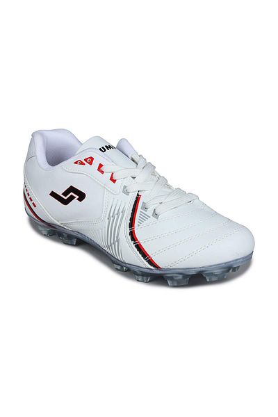 Jump 28220 White - Red Turf Astroturf Football Shoes