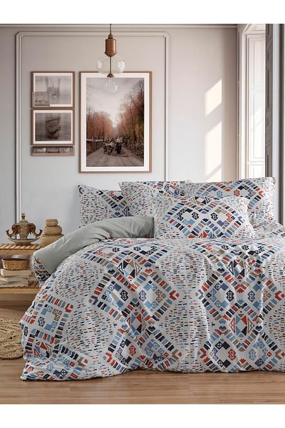 Loyal Home Set cuvertură dublă cu cearșafuri elastice - Seçil