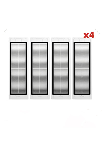 Choice 4 قطع من فرش التنظيف المزودة بمرشحات هيبا لروبوتات التنظيف S5، S50، S5...