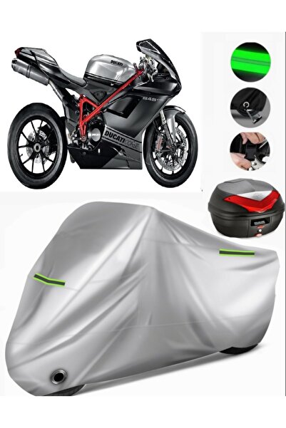 MotoEN Ducati 848 Evo Top Case متوافق مع القماش المشمع للدراجات النارية Premi...