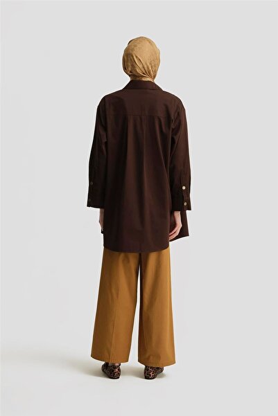 Armine Yüksek Bel Palazzo Pantolon 25y2812 Sahra