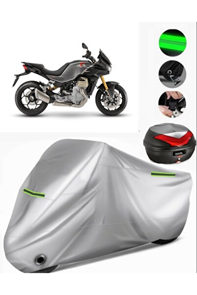 MotoEN حقيبة خلفية Moto Guzzi V100 Mandello S متوافقة مع قماش القنب للدراجة ا...