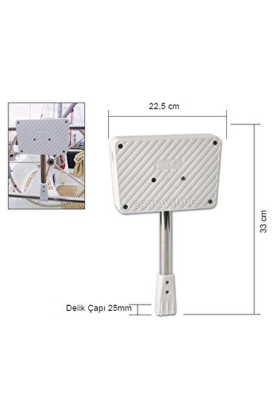 SomayStore Tekne Dıştan Takma Motor Vardevela Montaj Braketi Sealux
