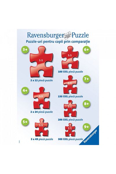 RAVENSBURGER Puzzle Mix&Match Sirene Si Monstri, 3X24 Piese