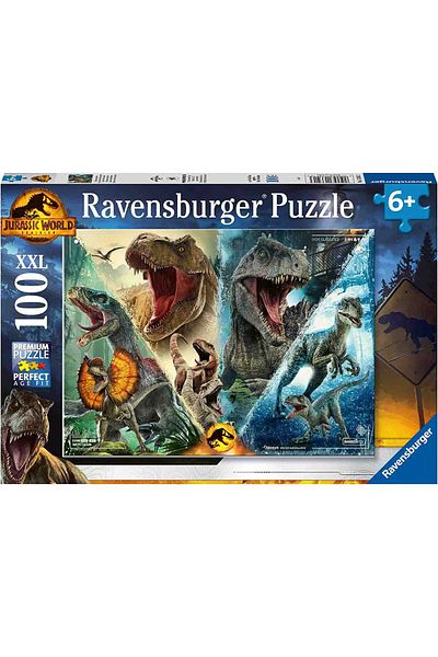 RAVENSBURGER Puzzle Dominatia Jurassic World, 100 Piese