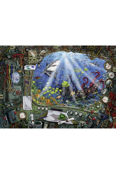 RAVENSBURGER Puzzle Exit 4: In Submarin, 759 Piese
