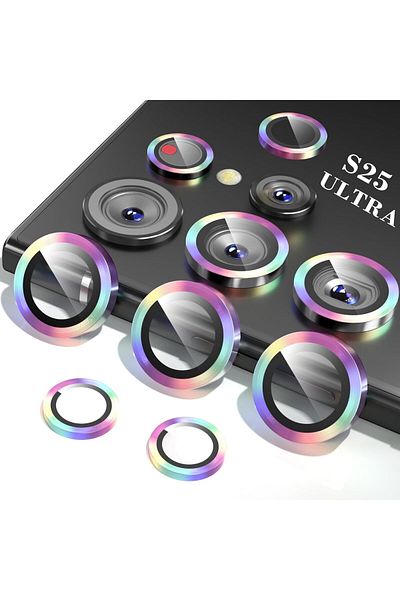 AWH Camera Lens Protector for Galaxy S25 Ultra, Tempered Glass, Anti-Scratch