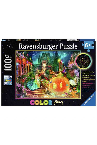 RAVENSBURGER Cinderella and the Enchanted Pumpkin Puzzle, 100 Pieces