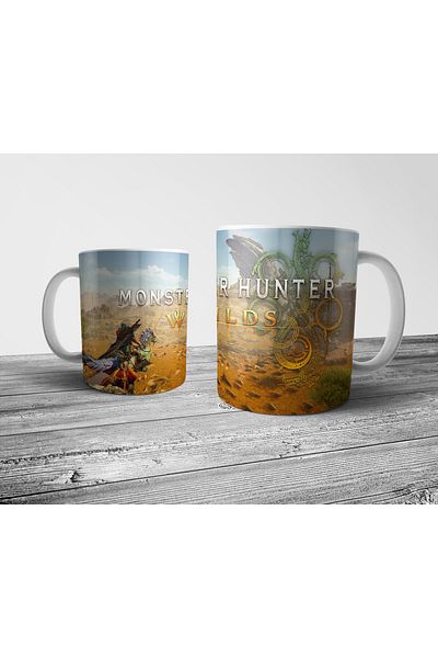Pixxa -Monster Hunter Wilds Mug Cup Model 1