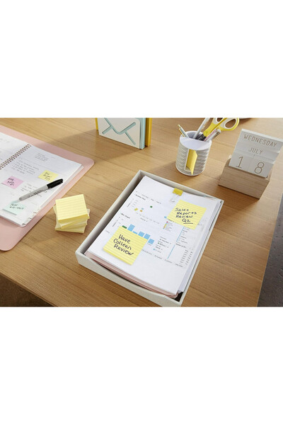Post-it ® Notes 656, Yellow, 51x76mm, 12x100 Shts/PAC, 16 PAC/CV, 100%
PEFC, SGSCH-PEFC-COC-110078