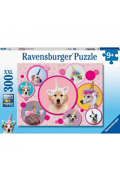 RAVENSBURGER Puzzle Dog With Horns, 300 Pieces