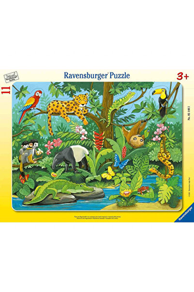 RAVENSBURGER Puzzle Tip Rama Animale In Jungla, 11 Piese
