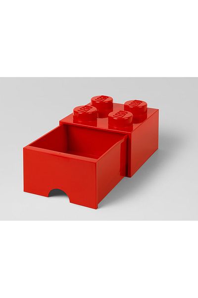 LEGO LEGO 2x2 storage box with drawer, red