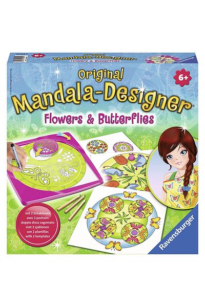 RAVENSBURGER - Mandala Creation Set Flowers And Butterflies