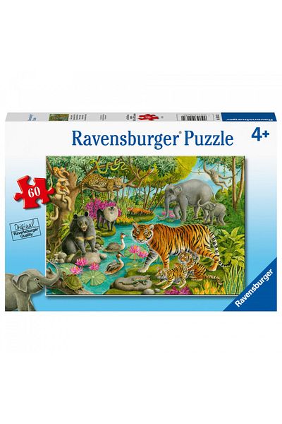 RAVENSBURGER Puzzle Forest In India, 60 Pieces