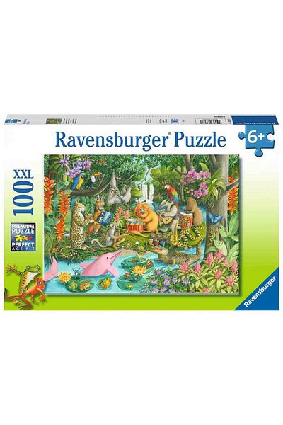 RAVENSBURGER Animal Band Puzzle, 100 Pieces