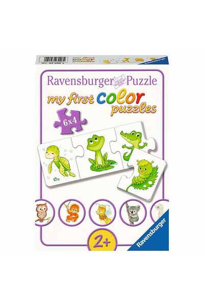 RAVENSBURGER Baby Animal Puzzle, 6X4 Pieces