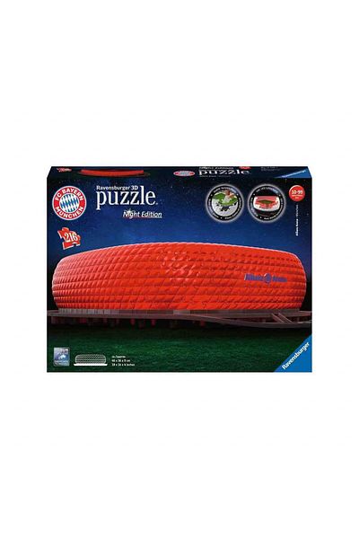 RAVENSBURGER 3D Led Puzzle Allianz Arena, 216 Pieces