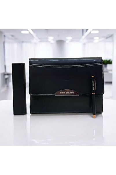 Eren Ofis Lüx Tasarım Hesap Makinalı Kartvizit Bölmeli Trihsiz Ajanda Ve Roll...