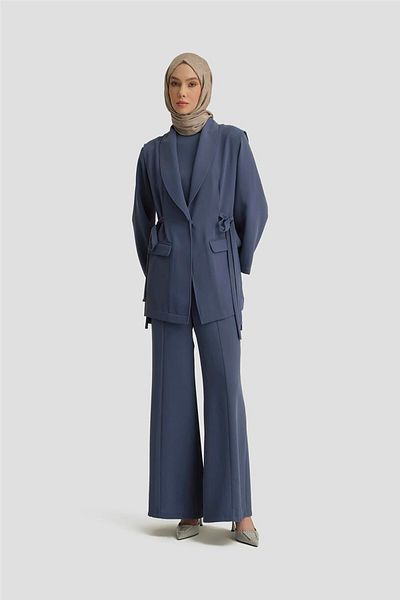 Armine Vest Triple Suit 25Y6000 Indigo Shoes