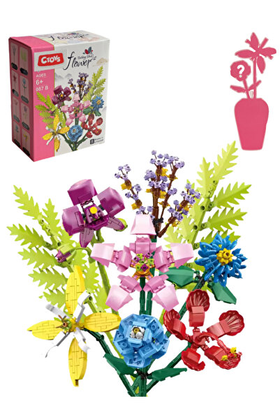 CToys Sürpriz Mini Blok Çiçek DIY