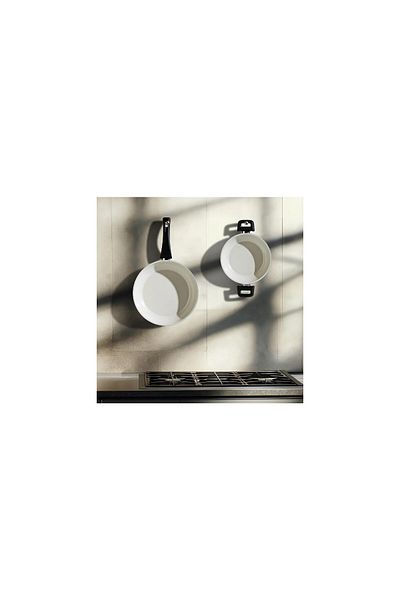 AKILLIELMA River Galaxy Ceramic Black 2 Piece Pan Set