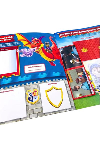 Panini Paw Patrol Rescue Knights Sticker Collection Album
