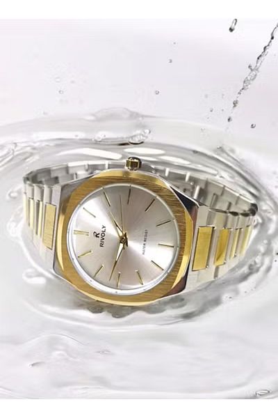 Rivoly Fashionable Men's Watch with Date in Stainless Steel