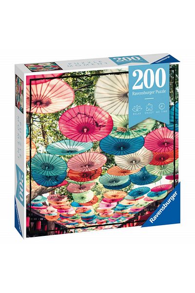 RAVENSBURGER Umbrellas Puzzle, 200 Pieces