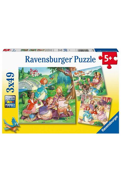 RAVENSBURGER Little Princesses Puzzle, 3X49 Pieces
