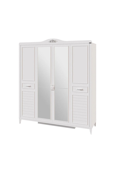 Ritmik Marje 4 Kapaklı Dolap