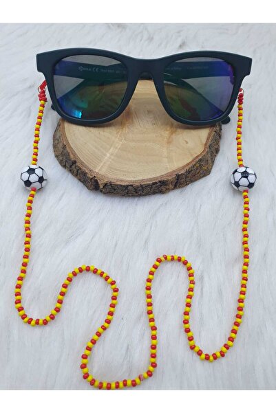 HAPPY HANDMADE ZİNCİR-GÖZLÜK ZİNCİRİ-FUTBOL TEMALI ERKEK ÇOCUK GÖZLÜK ZİNCİRİ-ÇOCUK HEDİYESİ-23 NİSAN HEDİYELİK