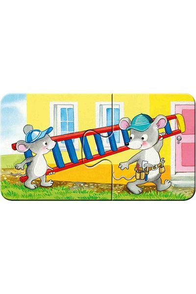 RAVENSBURGER Working Animals Puzzle, 9X2 Pieces