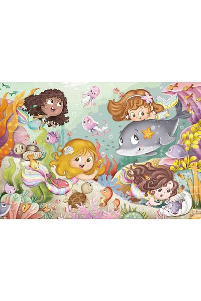 RAVENSBURGER Fairytale Girls Puzzle, 2X12 Pieces