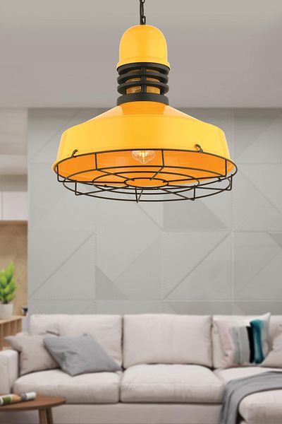 AG LightDesign Yellow Pendant Lamp Chandelier Bedroom Living Room Kitchen Hallway Lamp