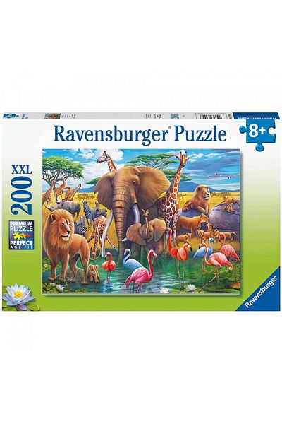 RAVENSBURGER African Animals Puzzle, 200 Pieces