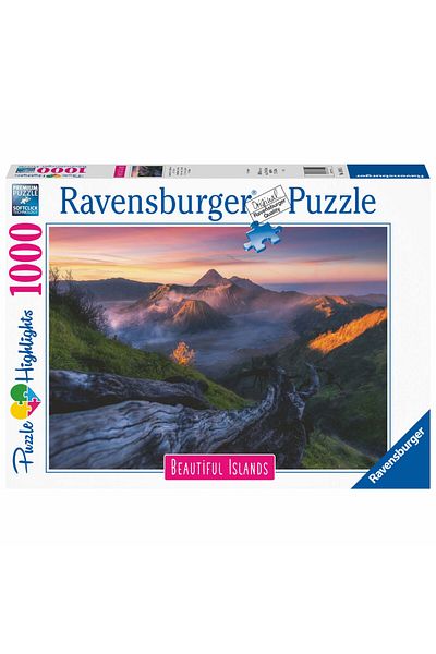 RAVENSBURGER Puzzle Java Island Mount Bromo, 1000 Pieces