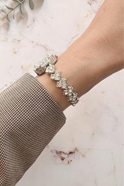 OQQO Oceanus Silver Stone Women's Wristwatch