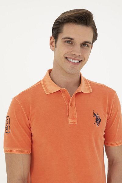 U.S. Polo Assn. Мъжка тениска с поло яка