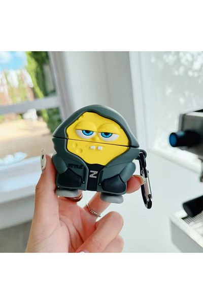Go Aksesuar AirPods 3Rd Thick Silicone Protective Case with Generation Compatible Toy Design