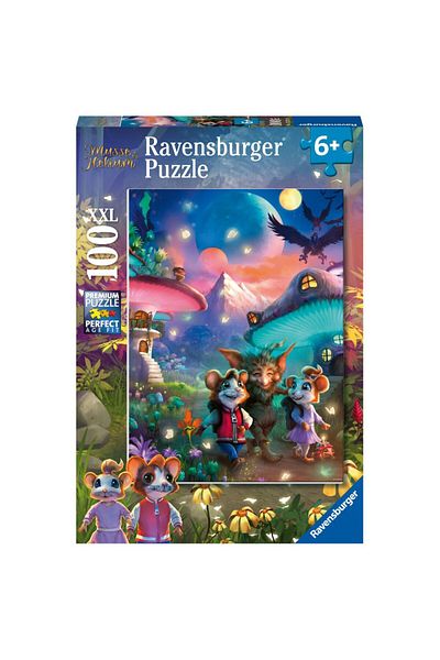 RAVENSBURGER Mushroom city puzzle 100 pieces