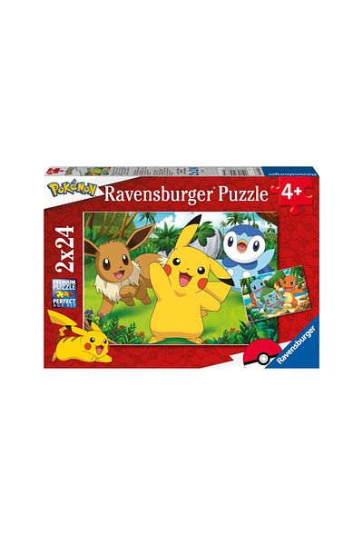 RAVENSBURGER Pokemon puzzle 2x24 pieces