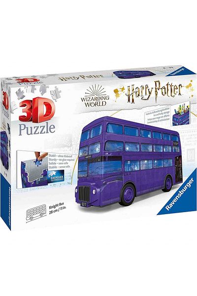 RAVENSBURGER 3D Puzzle Harry Potter Bus, 216 Pieces